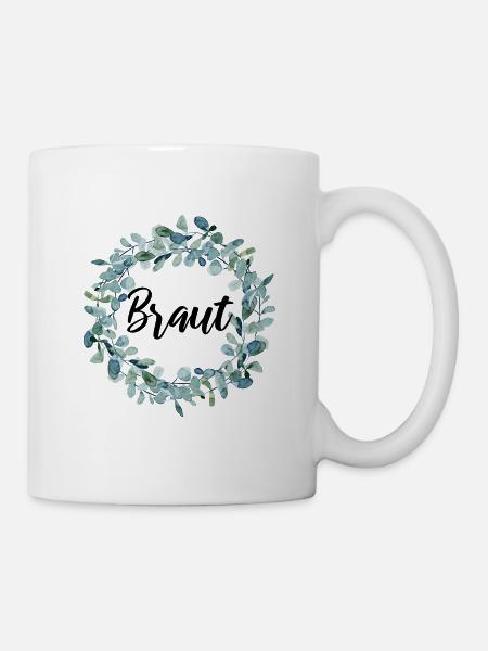 Braut - Junggesellinnenabschied - Tasse - Weiß
