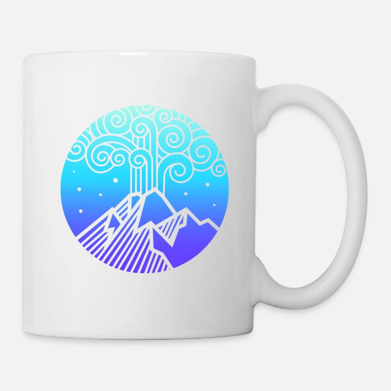 Volcan - Mug blanc - blanc