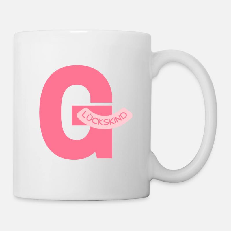 Glückskind - Tasse - Weiß