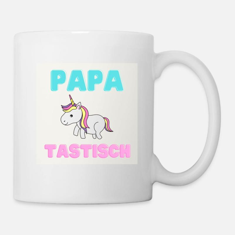 papatastisch - Einhorn (Unicorn) Version - Tasse - Weiß