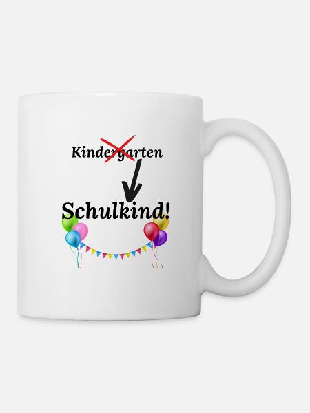 Schulkind - Tasse - Weiß