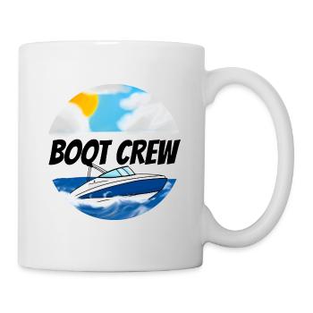 Boot crew Motorboot - Tasse - Weiß - Rechts