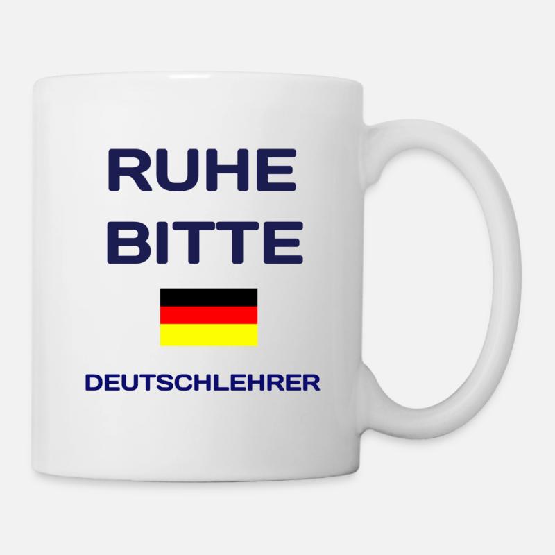 Cadeau pour prof d'allemand - Mug blanc - blanc