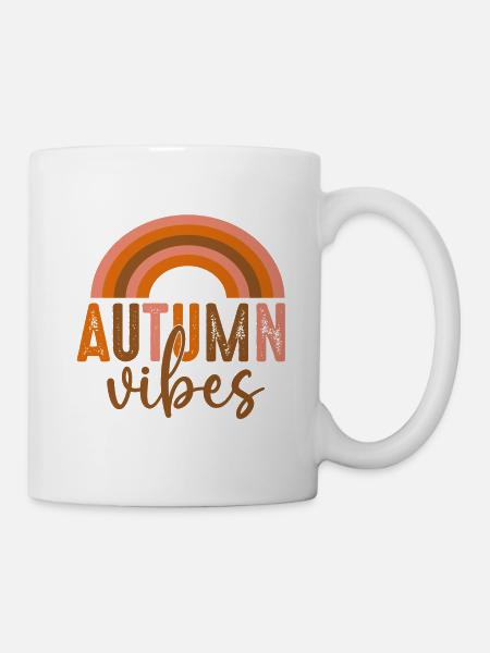 Herbststimmung - Tasse - Weiß