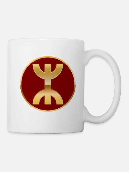 Amazigh Homme libre - Mug blanc - blanc