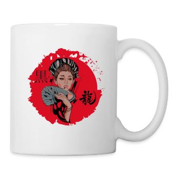 Japanese Geisha - Tasse - Weiß - Rechts