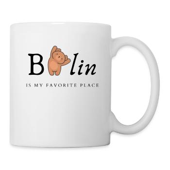 Berlin is my favorite place Stadt Berlin Bär - Tasse - Weiß - Rechts