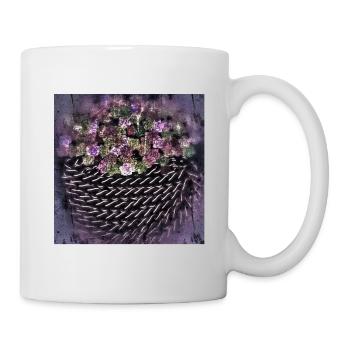 Rose - Tasse - Weiß - Rechts