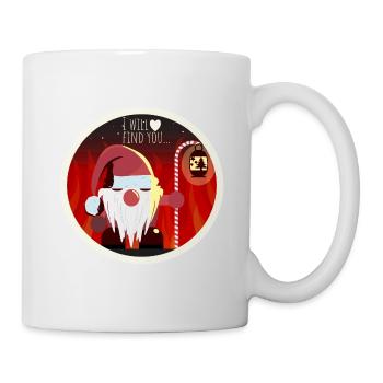 Überlauniger Weihnachtsgnom - Tasse - Weiß - Rechts
