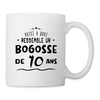 voilà à quoi ressemble un bogosse de 10 ans cadeau - Mug blanc - blanc - Droite