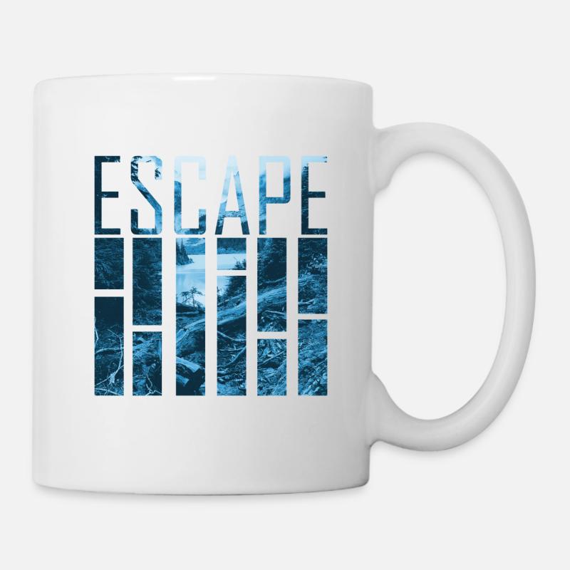 Just get out - Mug - white