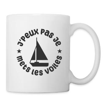 J'peux pas je mets les voiles ! - Mug blanc - blanc - Droite
