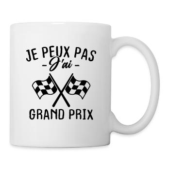 Je peux pas j'ai Grand Prix - Mug blanc - blanc - Droite