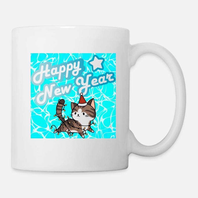 Frohes neues Jahr! - Tasse - Weiß