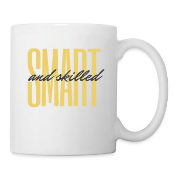 Smart and Skilled - Tasse - Weiß - Rechts
