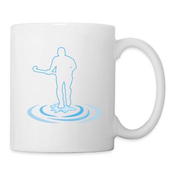 Hockey sur gazon Joueur de hockey sur gazon Temps mort hockey - Mug blanc - blanc - Droite