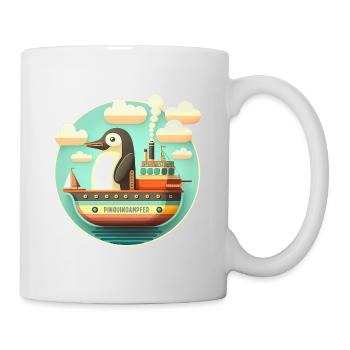 Penguin Steamer 1 - Mug - white - Right