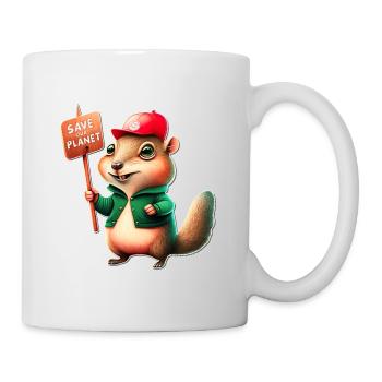 Zieselchen 1 - Tasse - Weiß - Rechts