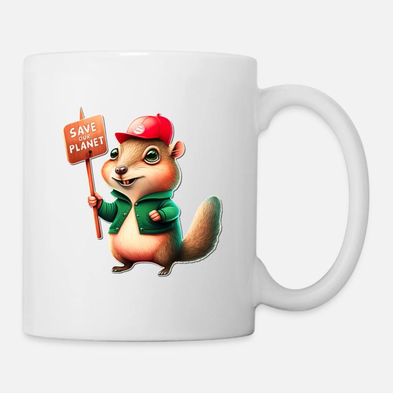 Squirrel 1 - Mug - white
