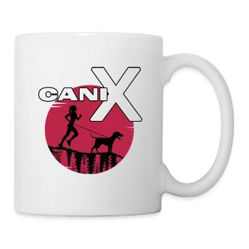 Canicross dogrun running with dog dog sports - Mug - white - Right