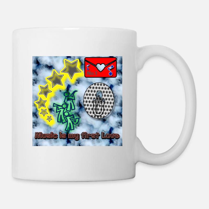 Music is my first Love - Image - 2023 - Mug - white
