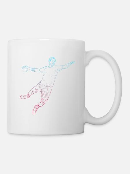 handball handballspieler handballer - Tasse - Weiß