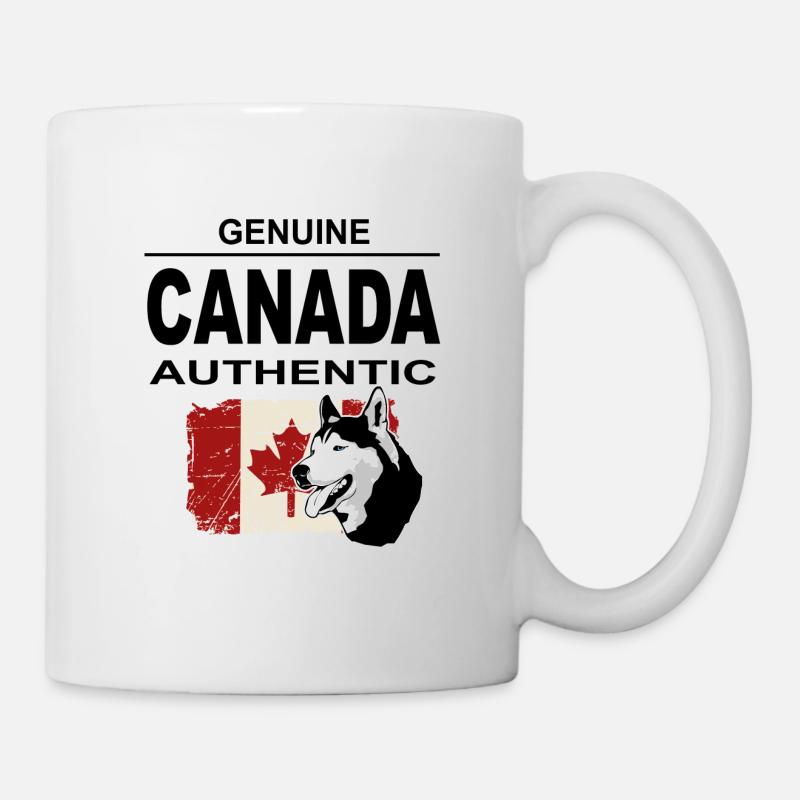 Canada - Maple Leaf - Huskies - Canada - Mug blanc - blanc