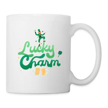 Saint Patrick - Lucky Charm Lucky Leprechaun - Mug blanc - blanc - Droite