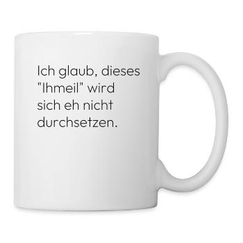 E-Mail - Tasse - Weiß - Rechts
