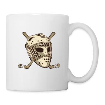 Retro Hockey Mask - Mug - white - Right