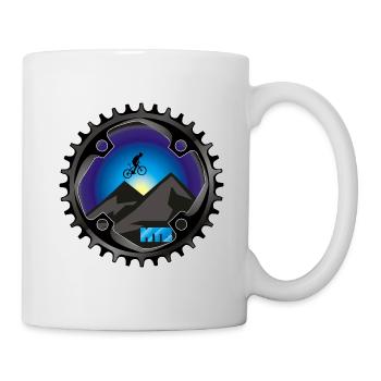 VTT VTT - Mug blanc - blanc - Droite