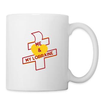 Me and my Lorraine (Logo Officiel) - Mug blanc - blanc - Droite