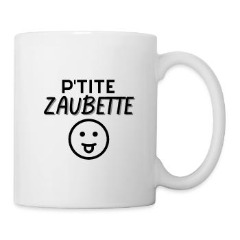 "P'tite Zaubette" - Mug blanc - blanc - Droite