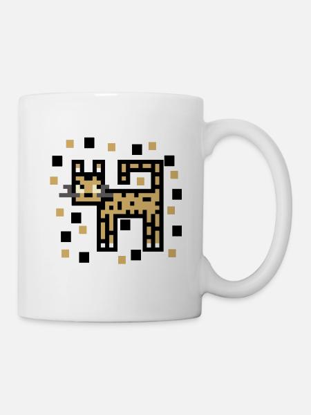 Leopard - Tasse - Weiß