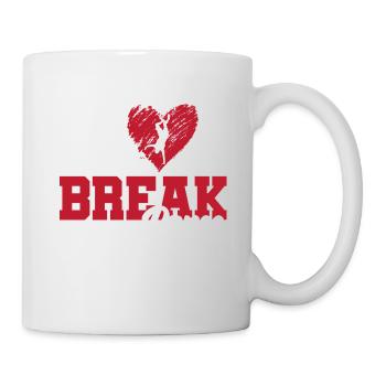 I love breakdancing - Mug - white - Right