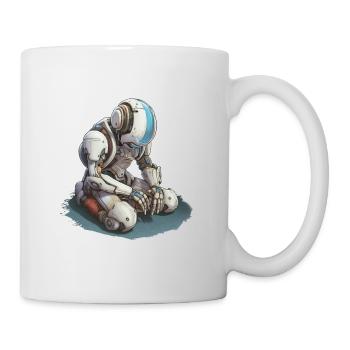Sad Robot - Tasse - Weiß - Rechts
