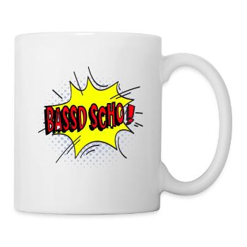 Bassd scho fränkisch Franken - Tasse - Weiß - Rechts