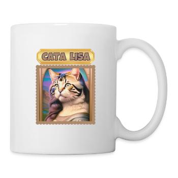 CATA LISA - Mug blanc - blanc - Droite
