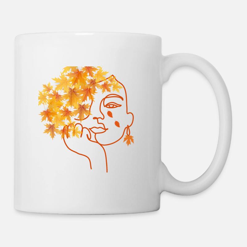 Der Sturz der Frau - Tasse - Weiß