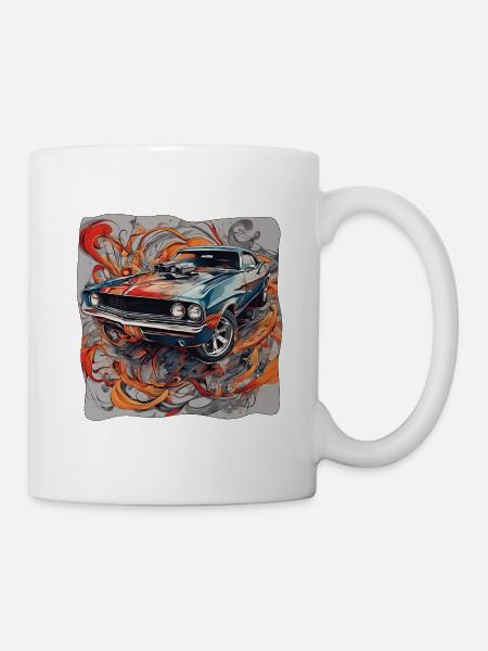 Voiture de sport - Mug blanc - blanc