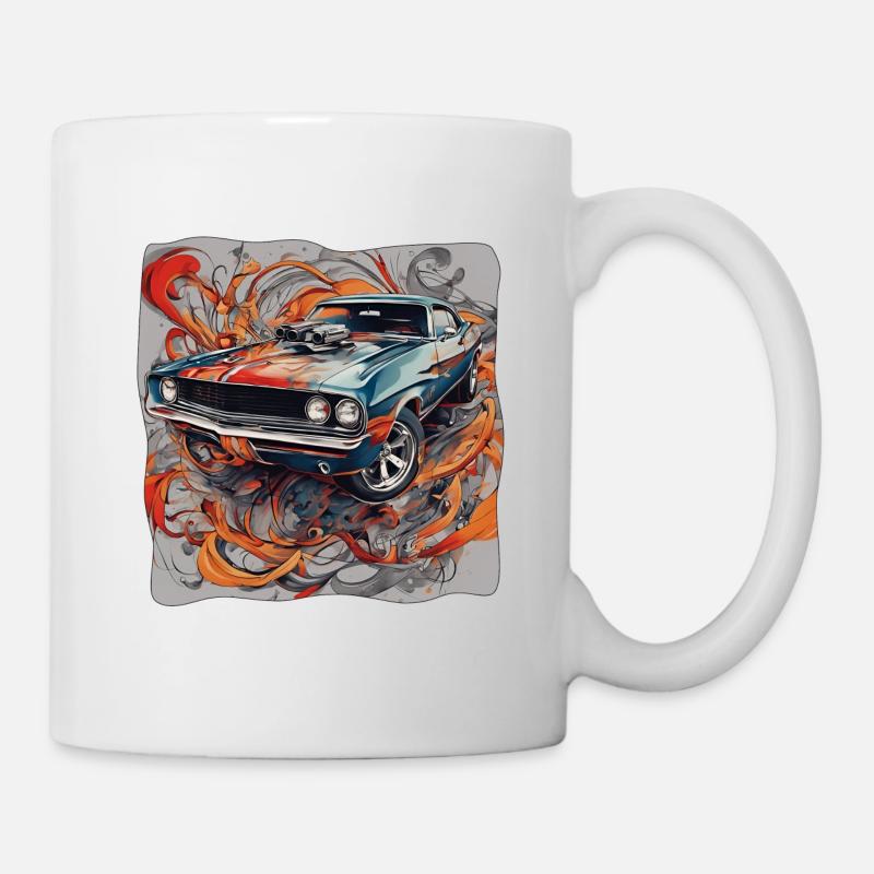 Voiture de sport - Mug blanc - blanc