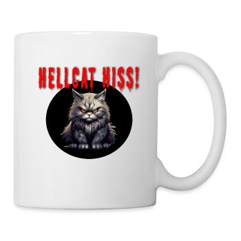 HELLCAT HISS 2 - Mug blanc - blanc - Droite