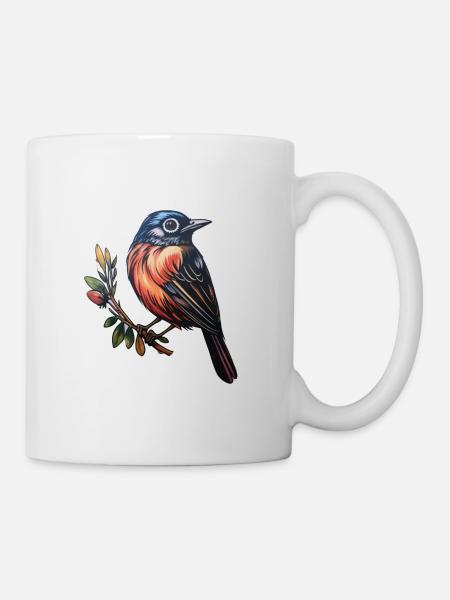 Vogel - Tasse - Weiß