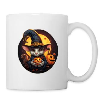 Halloween Ratte - Tasse - Weiß - Rechts