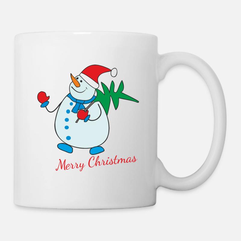 Snowman - Mug - white