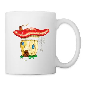 The Mushroom House - Mug - white - Right