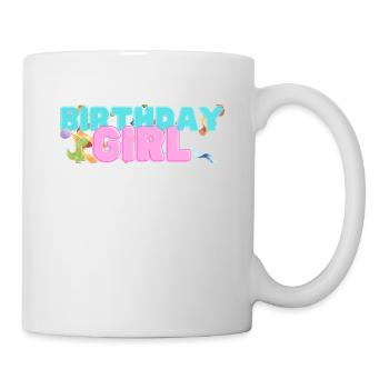Dinosaure Anniversaire Garçon - Mug blanc - blanc - Droite