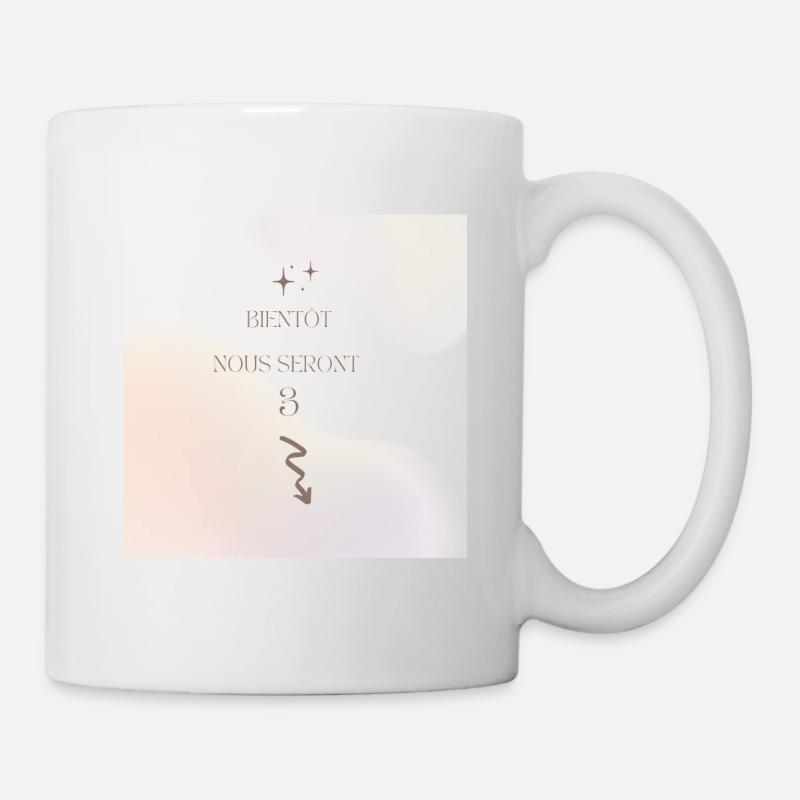 Bientôt nous seront 3 - Mug blanc - blanc