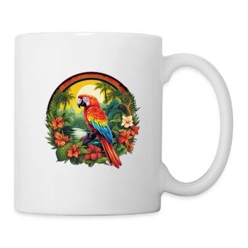 Tropical Parrot - Mug - white - Right