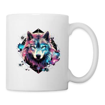 Kosmischer Wolfenkreis - Tasse - Weiß - Rechts